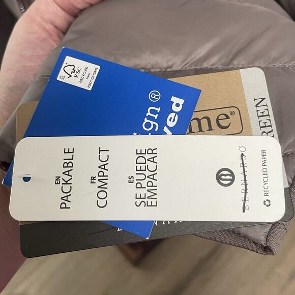 Bernardo Womens EcoPlume Hooded Packable Quilted Jacket XXL New Puffer Glow - Picture 4 of 8